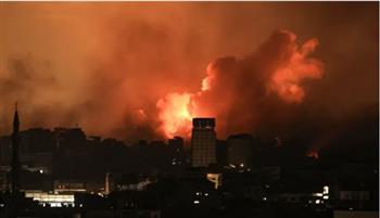  تجدد القصف الإسرائيلى على أنحاء قطاع غزة