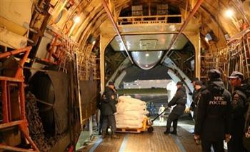 موسكو ترسل طائرة محملة بـ25 طنًا من المساعدات الإنسانية إلى مصر مخصصة لقطاع غزة