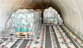 مغادرة طائرة المساعدات السعودية الثانية لإغاثة أهالي غزة