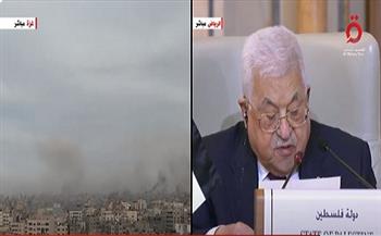 الرئيس الفلسطيني: أمريكا تتحمل مسؤولية ما يحدث في غزة.. ولن نتخلى عن أرضنا 