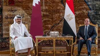 «أفريقيا نيوز»: السيسي يلتقي أمير قطر في إطار جهود مصر لوقف إطلاق النار في غزة