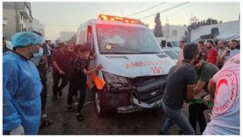 الهلال الأحمر الفلسطيني: 7 سيارات إسعاف فقط تعمل في غزة من أصل 18
