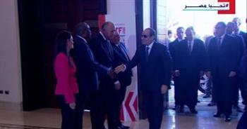 الرئيس السيسي يصل مقر انطلاق النسخة الثالثة من معرض التجارة البينية الإفريقية