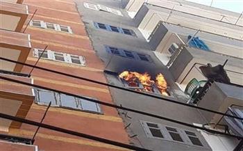 بسبب ماس كهربائي.. اندلاع حريق داخل شقة سكنية في إمبابة 