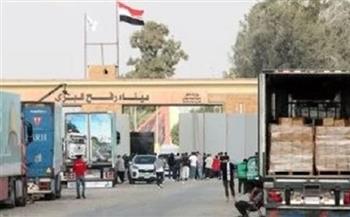 إدخال 161 شاحنة مساعدات إلى غزة.. وخروج 600 مصري وأجنبي