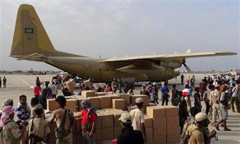 إقلاع الطائرة السعودية السادسة متجهة إلى مطار العريش لإغاثة غزة 