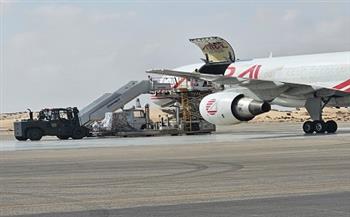 وصول 3 طائرات مساعدات من الكويت والسعودية وقطر إلى مطار العريش دعما لأهالي غزة