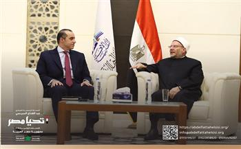 الحملة الرسمية للمرشح الرئاسي عبد الفتاح السيسي تلتقي مفتي الديار المصرية