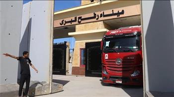 مصدر مسئول بميناء رفح: إدخال أول قافلة وقود إلى غزة تحمل 25 ألف لتر