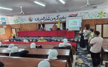 وزارة العمل: 99 طالب ومعلم يشاركون بندوة الصحة المهنية بقطاع التعليم بشمال سيناء