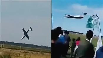 فيديو.. لحظة سقوط طائرة أثناء عرض جوي في الأرجنتين ومقتل طاقمها