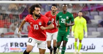 انطلاق الشوط الثاني من مباراة مصر وجيبوتي 