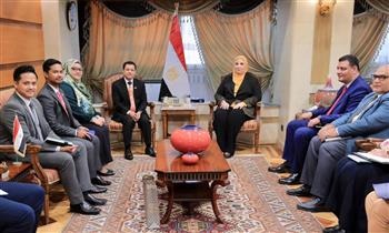 وزيرة التضامن تستقبل سفير ماليزيا بالقاهرة لمناقشة إجراءات الإغاثة الإنسانية المقدمة للأشقاء الفلسطينيين 