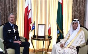 وزير شؤون الدفاع البحرينى يستقبل قائد القوات الجوية الأسترالي‎ة