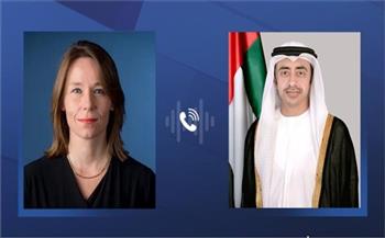 وزيرا خارجية الإمارات وهولندا يبحثان مستجدات الأوضاع في غزة