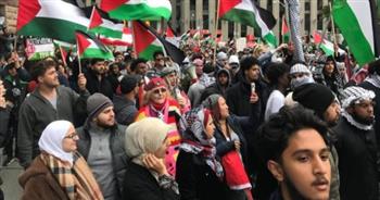تظاهرات في فرنسا للمطالبة بوقف مجازر الاحتلال الإسرائيلى بغزة