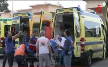 لحظة استقبال المصابين الفلسطينيين في معبر رفح| فيديو