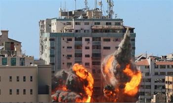 استهداف برج الغفري في غزة.. والمستشفيات تبدأ في الخروج عن الخدمة 