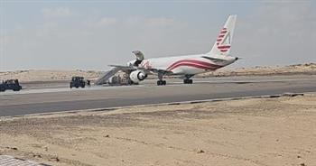 مطار العريش الدولي يستقبل 153 طائرة مساعدات لغزة منذ 12 أكتوبر الماضي 