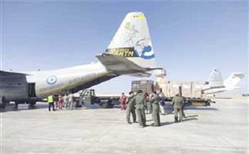 وصول 4 طائرات مساعدات إلى مطار العريش تمهيدًا لنقلها لغزة