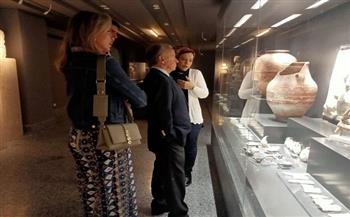 المتحف اليوناني الروماني يشهد سلسلة من الزيارات الرسمية