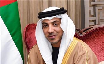نائب رئيس الإمارات يؤكد التطلع لتطوير العلاقات الثنائية مع الجزائر