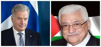 الرئيس الفلسطيني يتلقى اتصالا هاتفيا من نظيره الفنلندي 