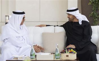 الرئيس الإماراتي يلتقي وزير الخارجية البحريني