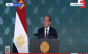 الرئيس السيسي: الموقف المصري رافض لمخططات تهجير الفلسطينيين