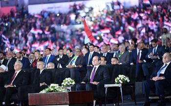 الرئيس السيسي: مصر لم تغلق معبر رفح.. والتهجير خطًا أحمر|صور