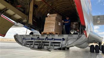 «الطوارئ الروسية» ترسل طائرة مساعدات إضافية لسكان غزة