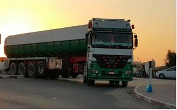 دخول 7 شاحنات محملة بالوقود إلى غزة من معبر رفح