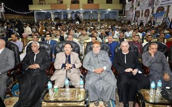 «المصريين الأحرار» يُنظم مؤتمرًا جماهيريًا بالصف بحضور الآلاف لتأييد الرئيس السيسي