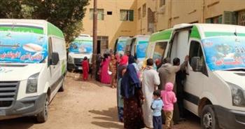 صحة المنيا : قافلة طبية مجانية تعالج 1539 مواطنا في النويرات