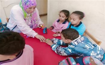 ورش متنوعة لأطفال مستشفى أبو الريش ضمن جولات أتوبيس الفن الجميل