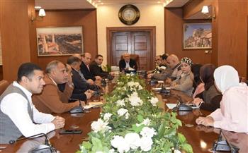 محافظ بورسعيد يتابع أعامل تنفيذ إزالة التعديات على أملاك الدولة