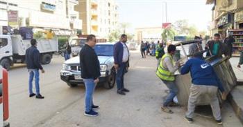 محافظ الجيزة: رفع 1700 حالة إشغال للمحال والمنشآت التجارية بهضبة الأهرام