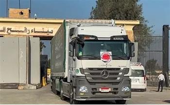 عبور 250 شاحنة منذ صباح اليوم إلى قطاع غزة