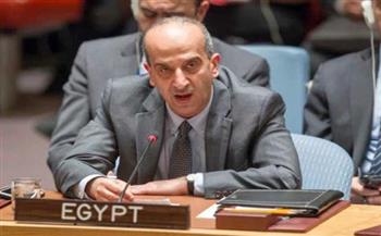 مندوب مصر لدى الأمم المتحدة: يجب أن تؤدي الهدنة لوقف دائم لإطلاق النار بغزة