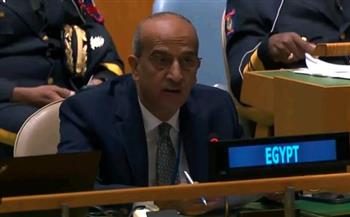 مندوب مصر لدى الأمم المتحدة: الضامن الوحيد لوقف الانتهاكات ضد الفلسطينيين هو إنهاء الاحتلال