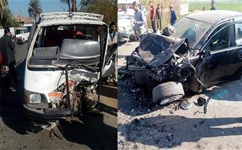 إصابه 12 شخصا في حادث مروع على طريق «السلام - بالقاهرة»
