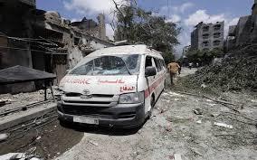 «الصحة الفلسطينية»: القصف الإسرائيلي يستهدف سيارات الإسعاف 