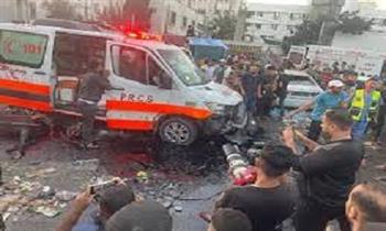 إسرائيل تستهدف سيارة إسعاف تقل جرحى في غزة