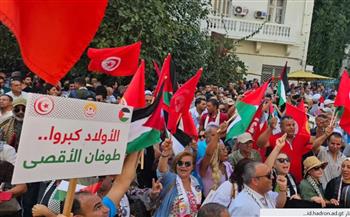 مئات التونسيين في مسيرة تضامنية مع «المقاومة» بقطاع غزة