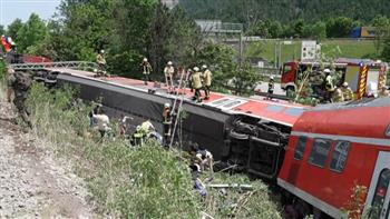 إصابة 16 شخصا في حادث قطار بشمال ألمانيا
