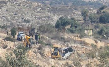 الاحتلال الاسرائيلي يهدم غرفا سكنية وخزانات مياه في قرية فراسين بجنين