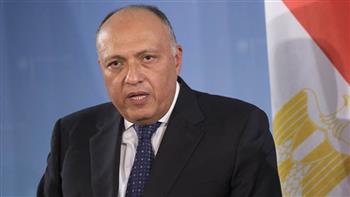«شكري» يصل عمان للمشاركة في اجتماع وزراء خارجية عرب بشأن أوضاع غزة