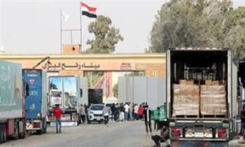 50 شاحنة مساعدات في طريقها إلى غزة