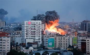 طائرات الاحتلال الإسرائيلي تقصف مسجد أبو الخير في غزة