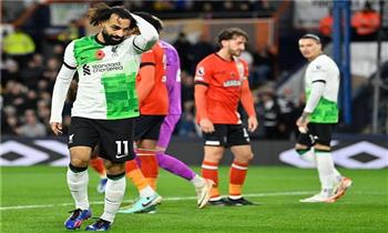تقييم محمد صلاح بعد تعادل ليفربول ولوتون تاون في الدوري الإنجليزي